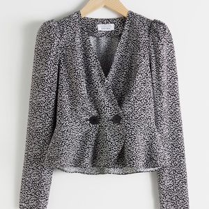 & Other Stories - Peplum Blouse